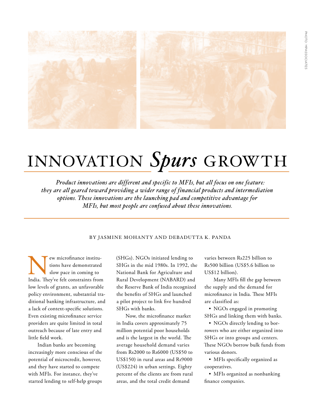 Innovation Spurs Growth