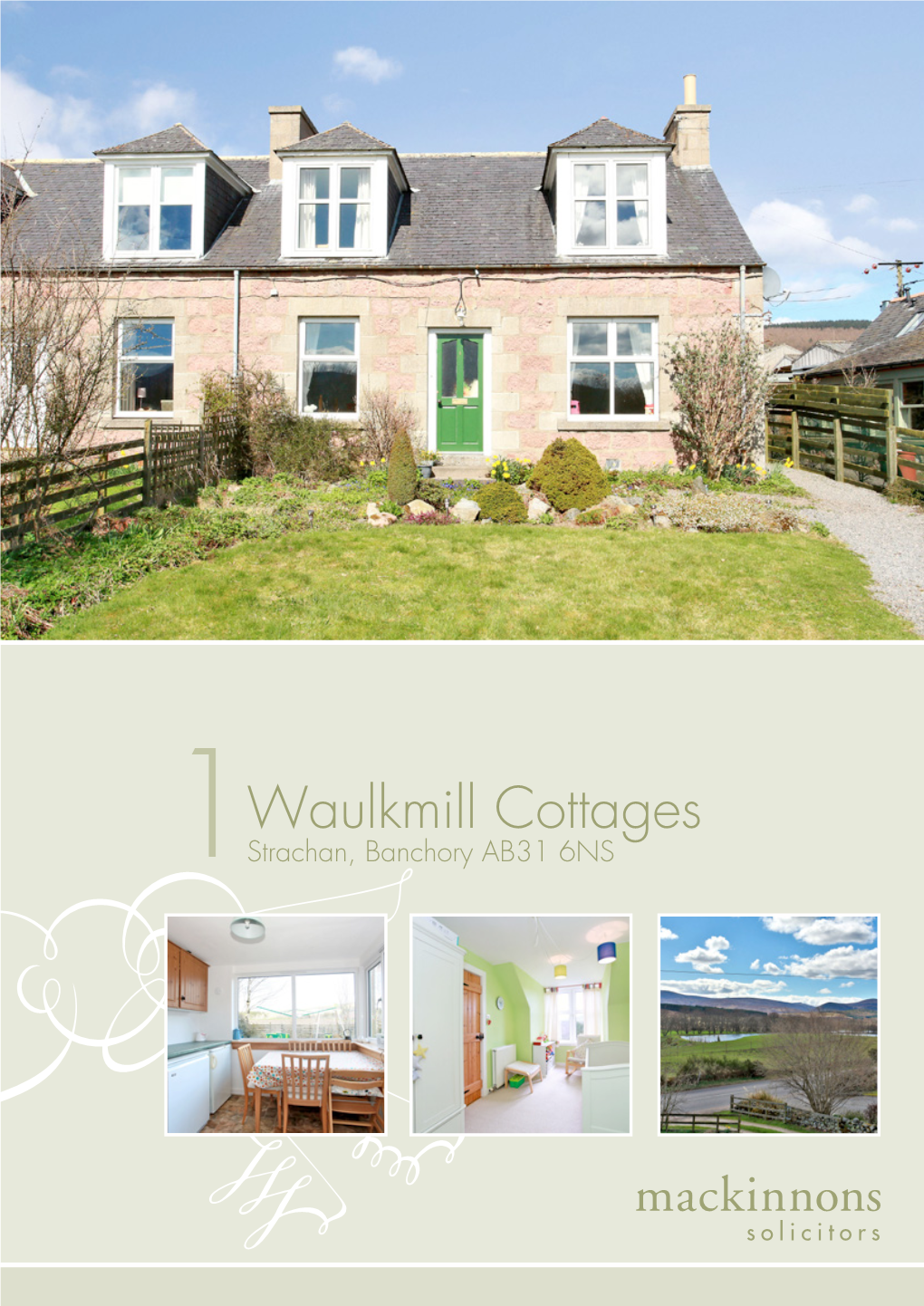 Waulkmill Cottages 1Strachan, Banchory AB31 6NS the Entrance Vestibule Leads Into the Welcoming Reception Hall