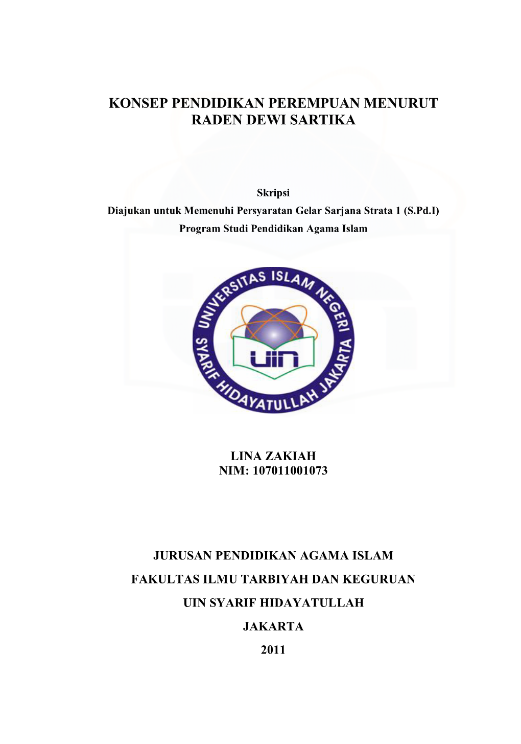 Konsep Pendidikan Perempuan Menurut Raden Dewi Sartika