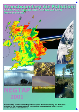 Acidification, Eutrophication and Ground-Level Ozone in the UK NEGTAP 2001