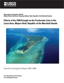 Effects of the 1998 Drought on the Freshwater Lens in the Laura Area, Majuro Atoll, Republic of the Marshall Islands