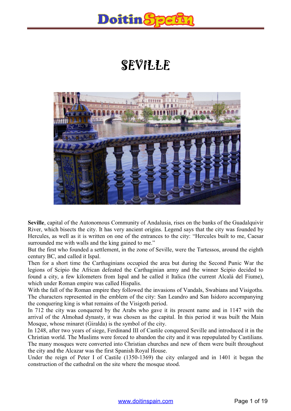 Guide of Seville