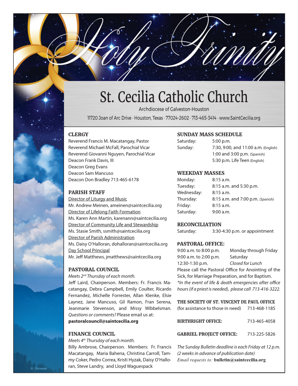 St. Cecilia Catholic Church Has Purchased a Gift for You!