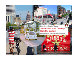 Austin's Vision for a 21St Century Mobility System