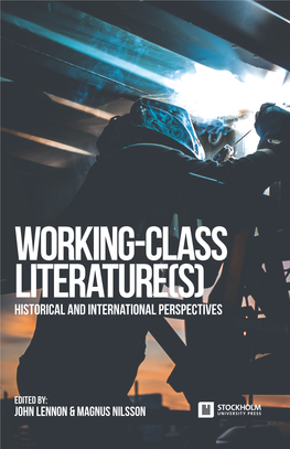 Working-Class Literature(S) Historical and International Perspectives