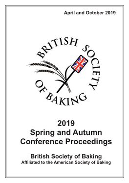 2019 Spring and Autumn Conference Proceedings