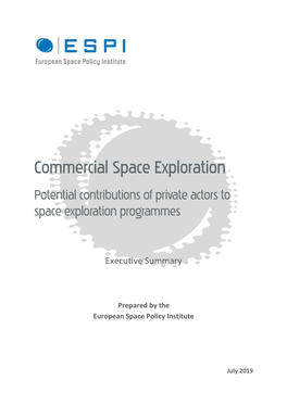 Commercial Space Exploration
