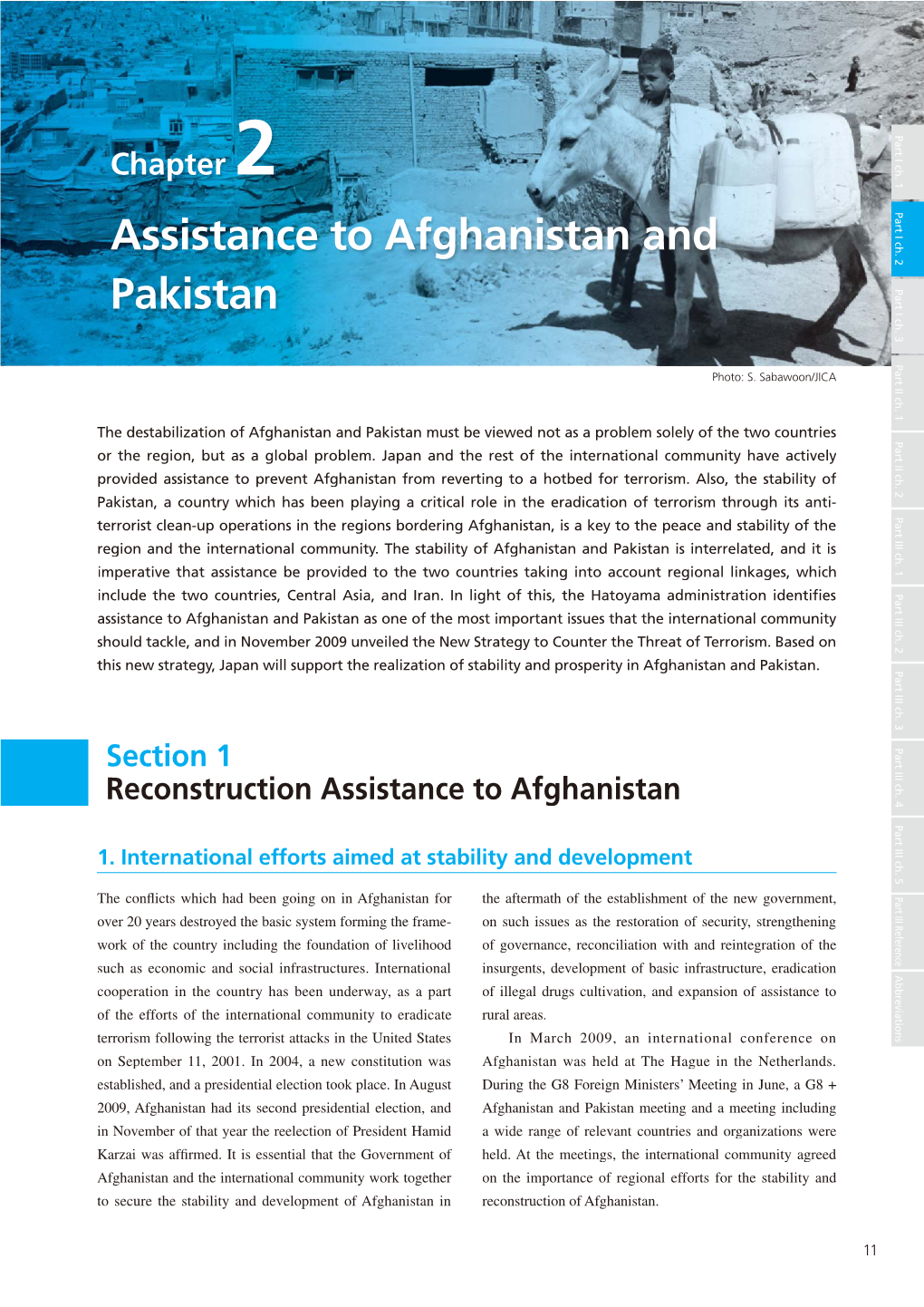 Chapter 2, Assistance to Afghanistan and Pakistan