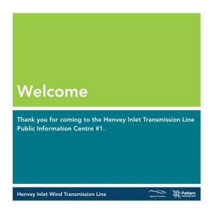 Transmission Line Public Information Centre #1