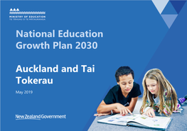 National Education Growth Plan 2030 Auckland and Tai Tokerau