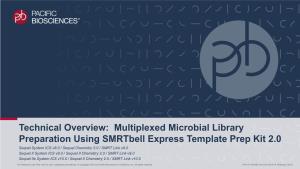 Multiplexed Microbial Library Preparation Using Smrtbell