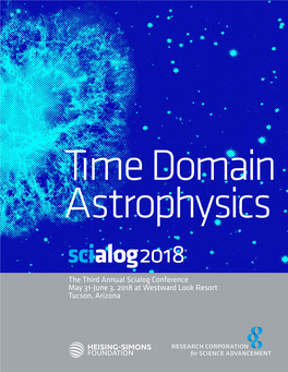 2018 Scialog-TDA Conference Booklet