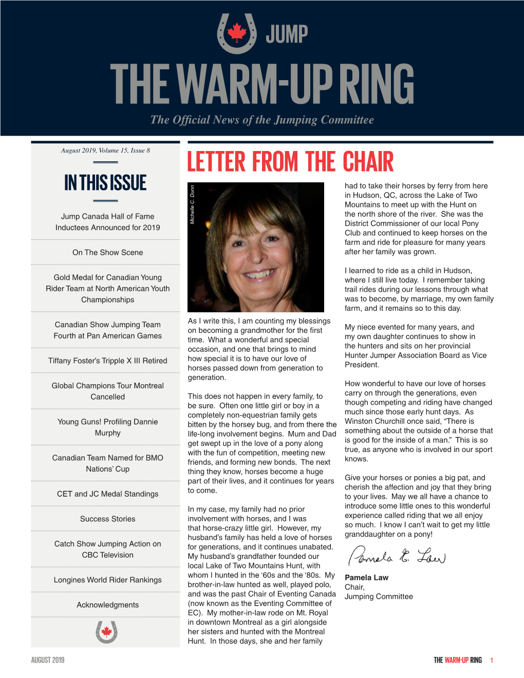 Letter from the Chair