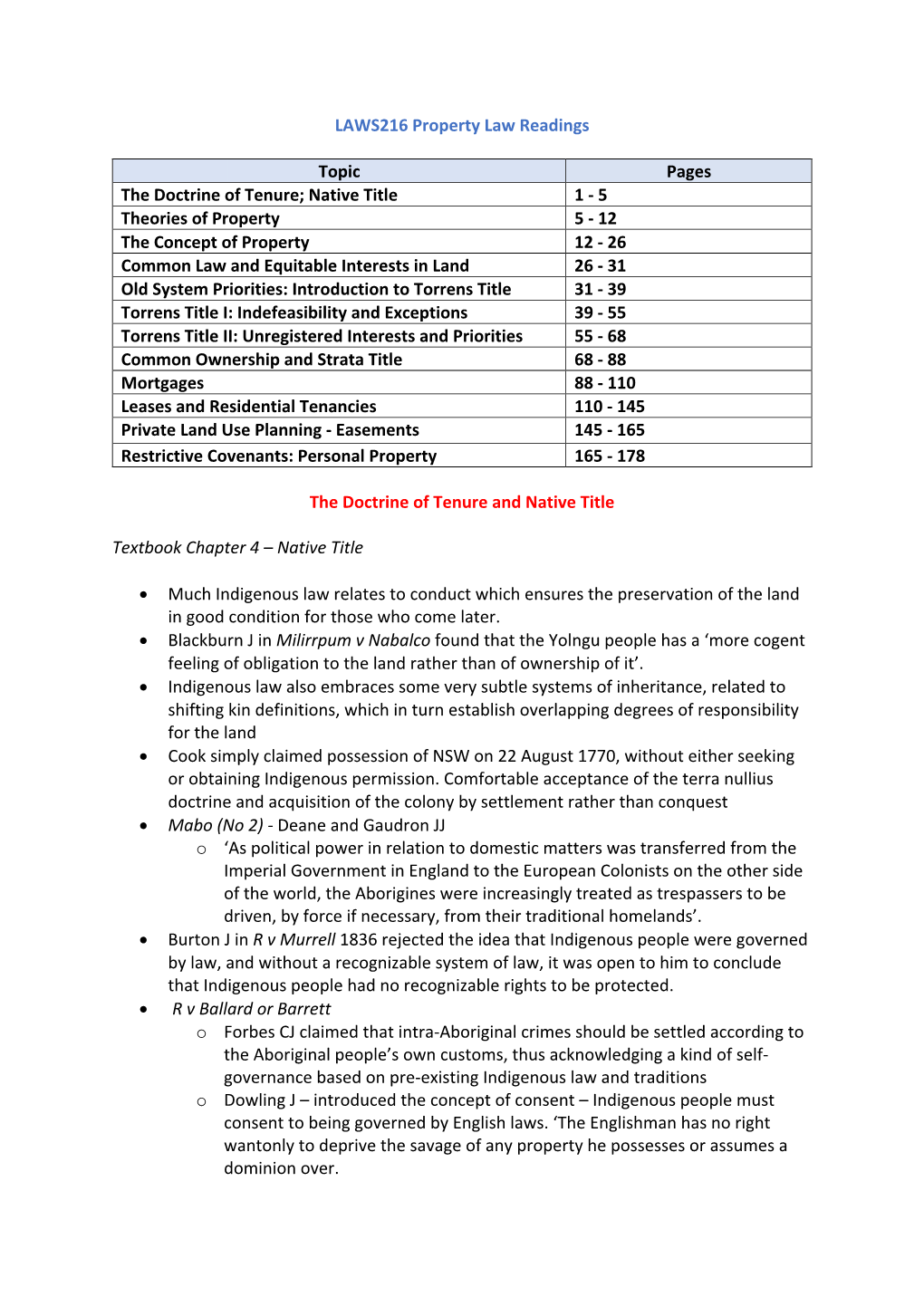 Native Title 1