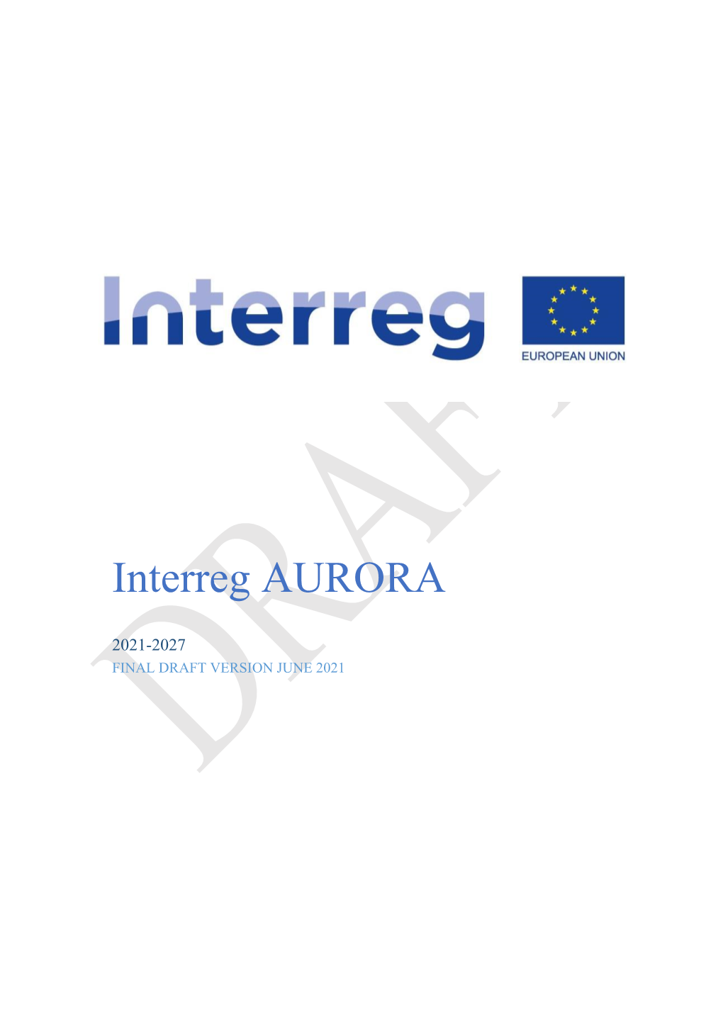 Interreg Aurora Final Draft