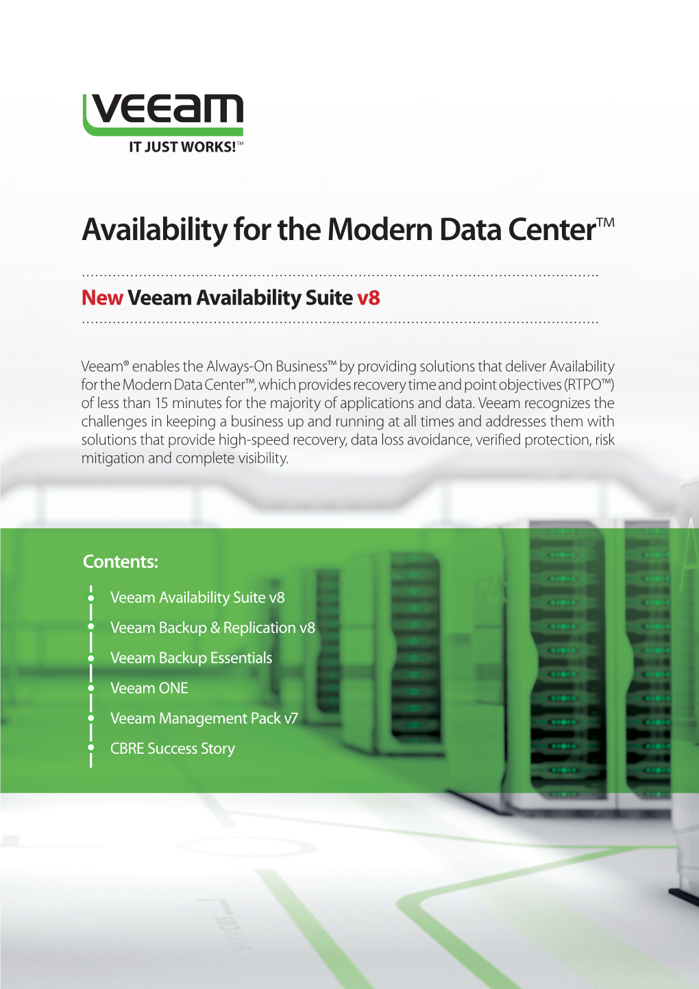 Veeam: Availability for the Modern Data Center