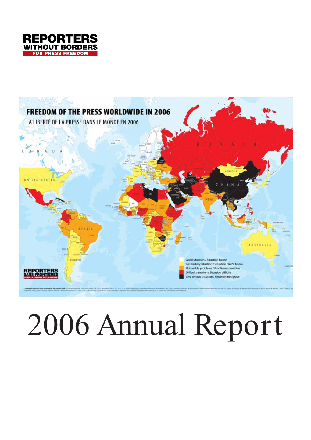 Freedom of the Press Worldwide in 2006