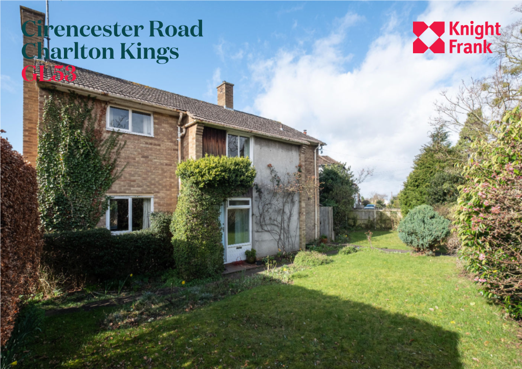 Cirencester Road Charlton Kings GL53 Lifestylea Detached Benefit 1950'S Pull with out Statementpotential to Can Extend Go to Subject Two Orto Usualthree Planninglines