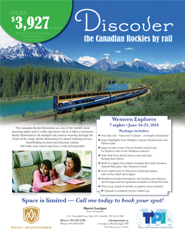 The Canadian Rockies by Rail