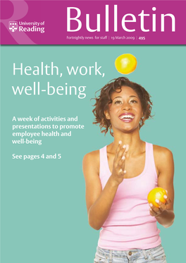 Health, Work, Well-Being