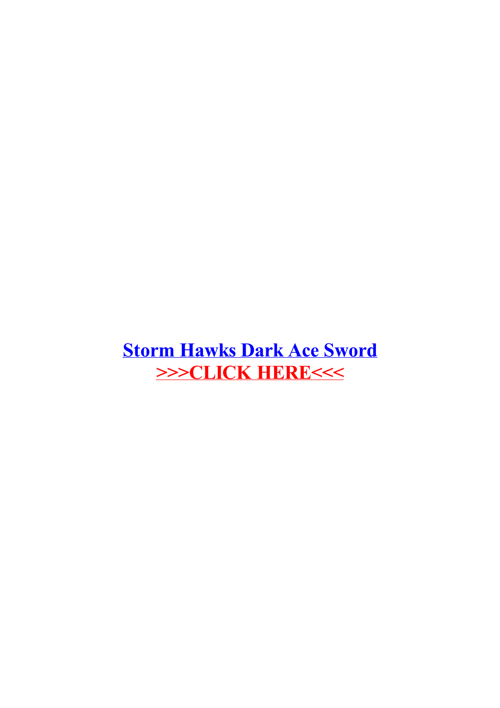 Storm Hawks Dark Ace Sword.Pdf
