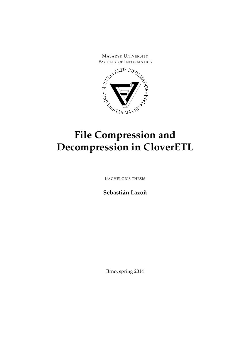 File Compression and Decompression in Cloveretl