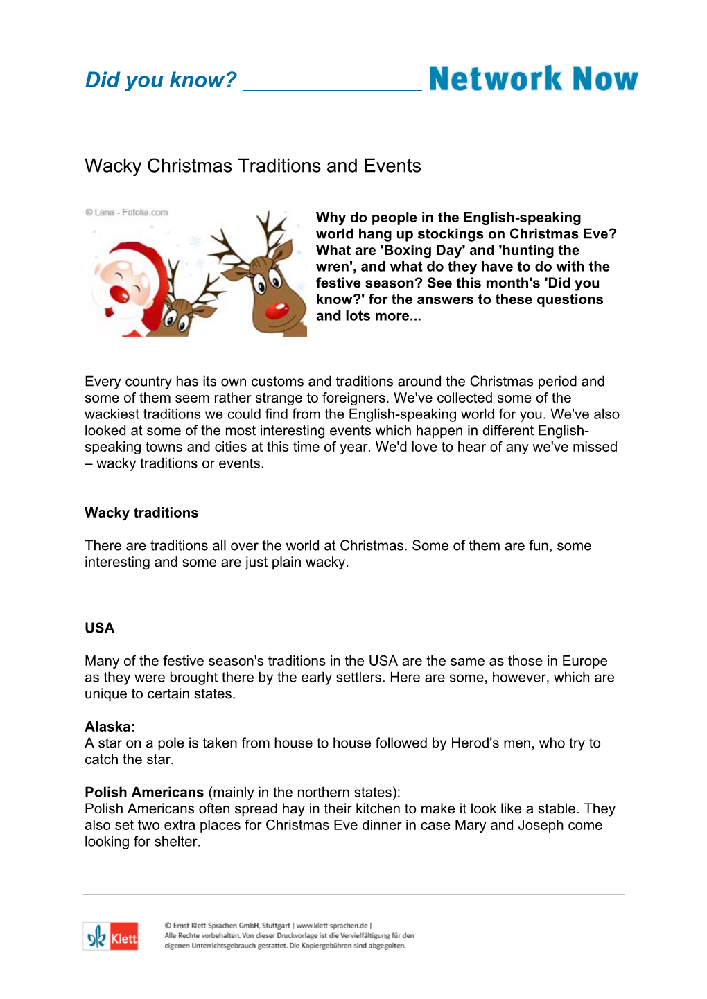Wacky Christmas Traditions and Events