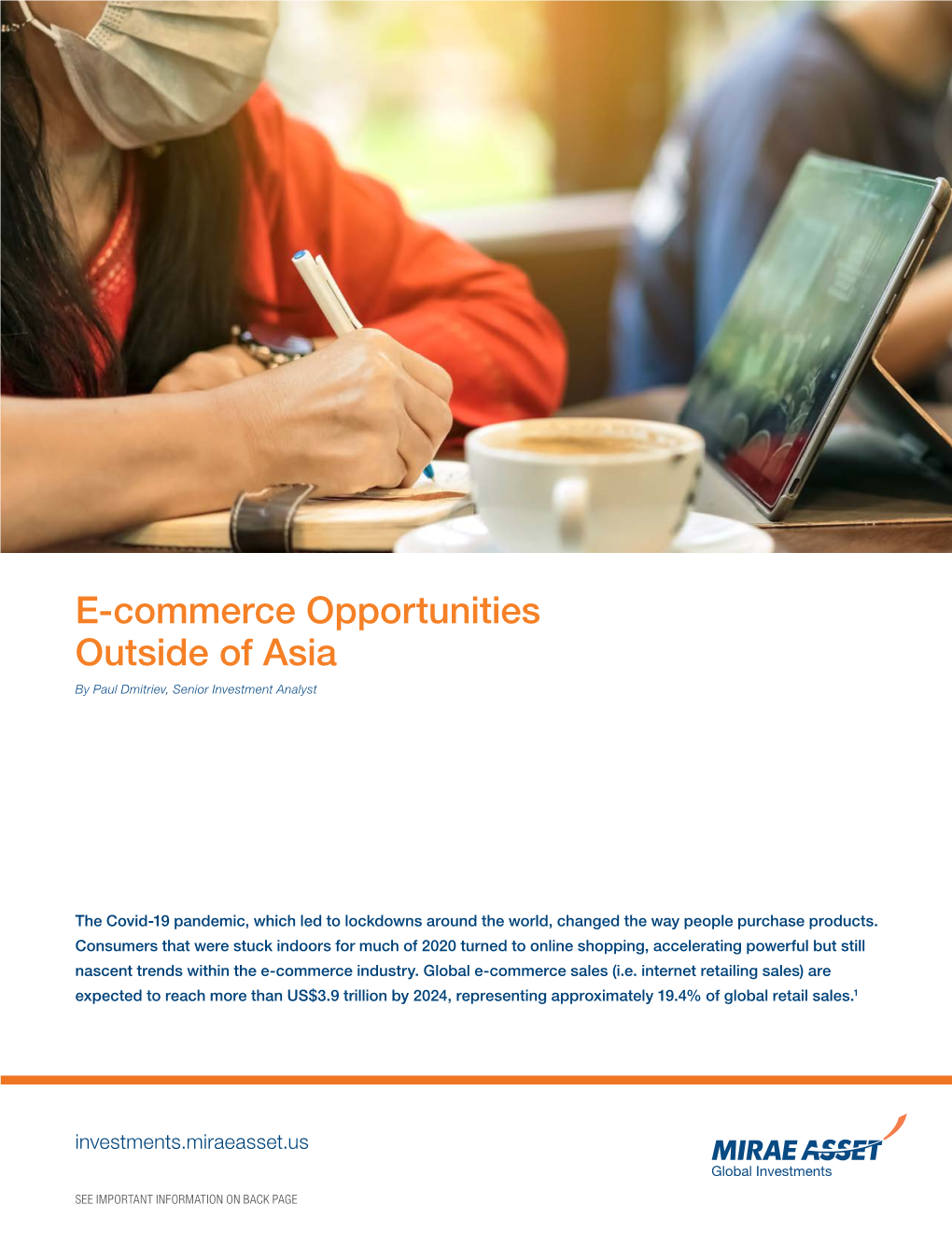 E-Commerce Opportunities Outside of Asia by Paul Dmitriev, Senior Investment Analyst