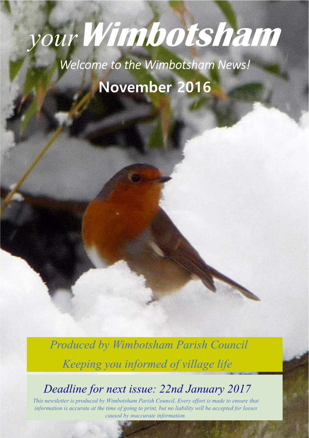 Wimbotsham News November 2016.Pub