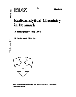Radioanalyticai Chemistry in Denmark