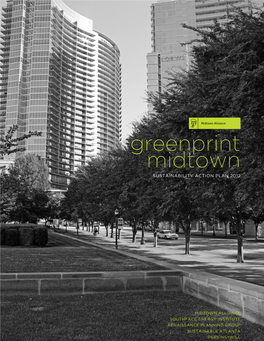 Greenprint Midtown SUSTAINABILITY ACTION PLAN 2012