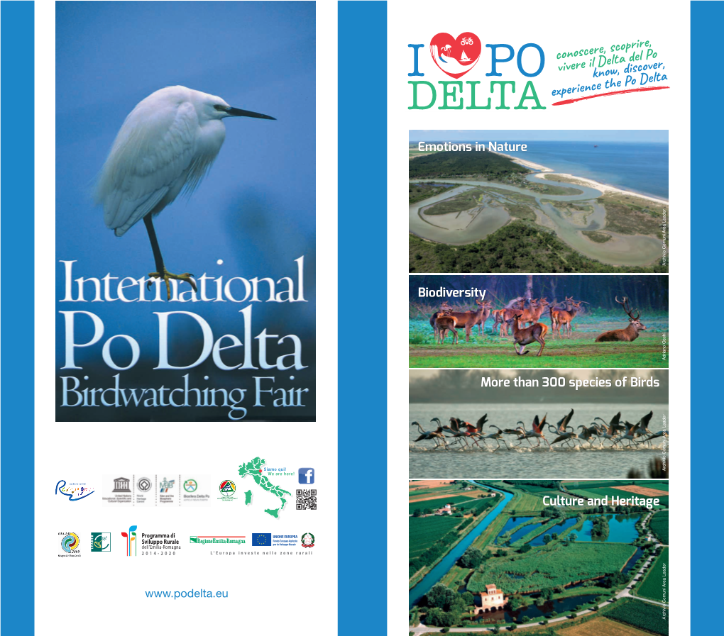 Conoscere, Scoprire, Vivere Il Delta Del Po Know, Discover, Experience the Po Delta