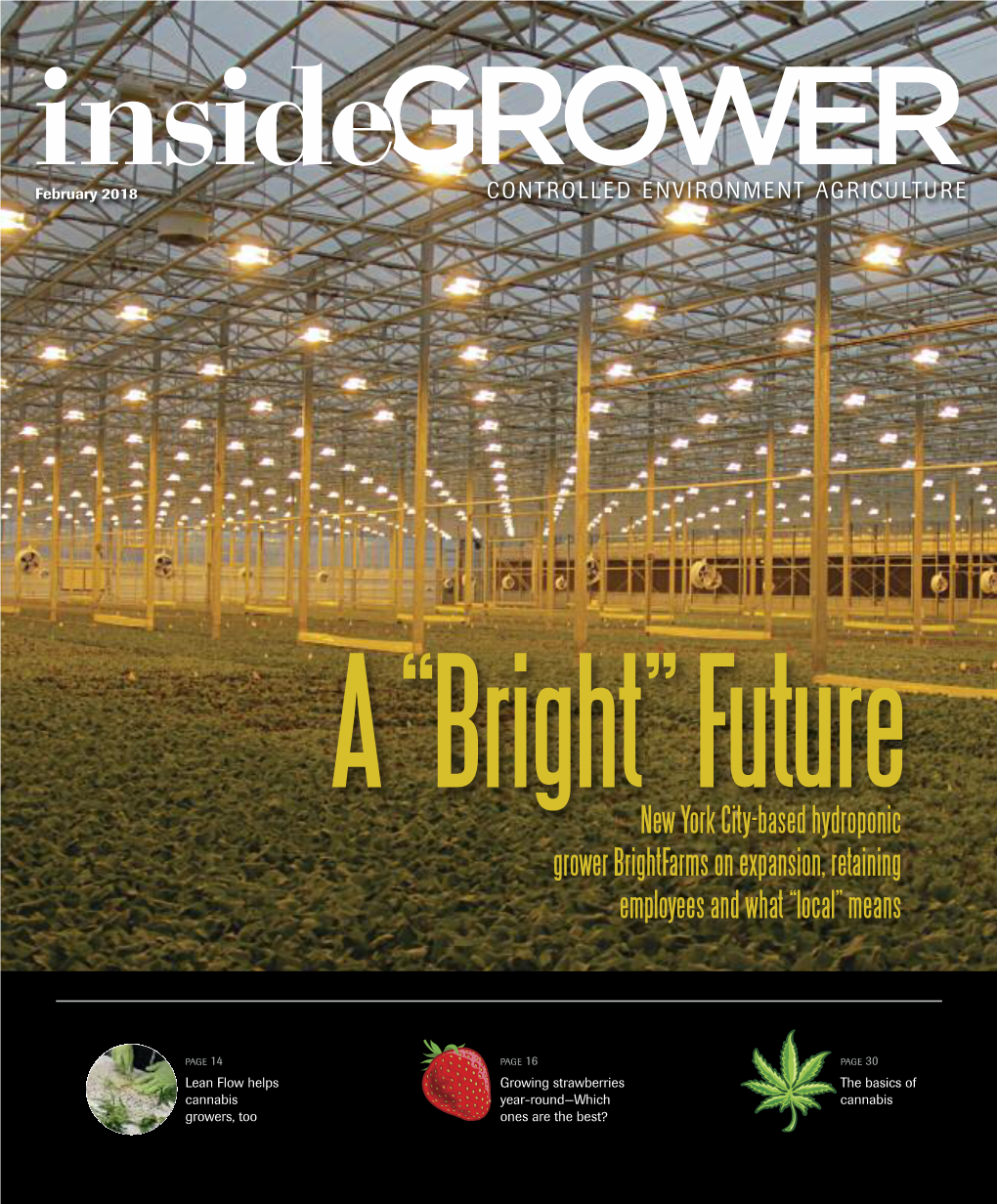 New York City-Based Hydroponic Grower Brightfarms on Expansion, Retaining Employees and What “Local” Means