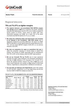 Regional Telecoms