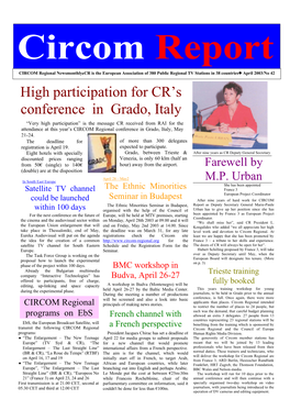 High Participation for CR's Conference in Grado, Italy
