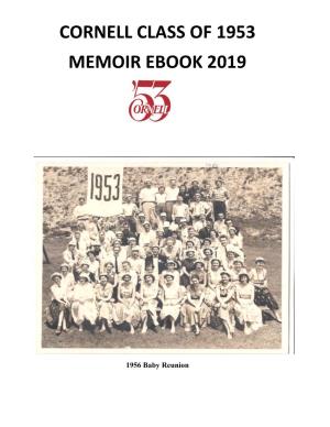 Cornell Class of 1953 Memoir Ebook 2019