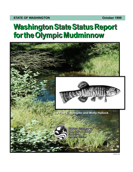Washington State Status Report for the Olympic Mudminnow