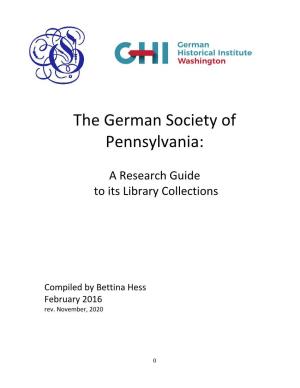 Research Guide to Its Library Collections