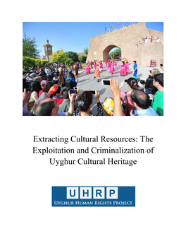 Cultural Resources- Intangible Heritage