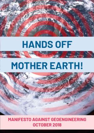 Hands Off Mother Earth!