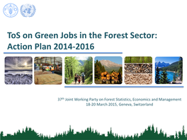Tos on Green Jobs in the Forest Sector: Action Plan 2014-2016