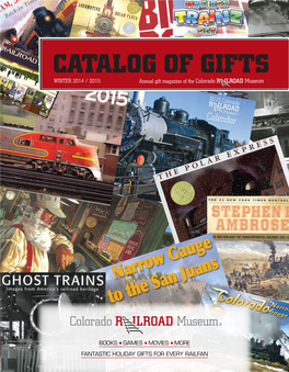 CATALOG of GIFTS WINTER 2014 / 2015 Annual Gift Magazine of The