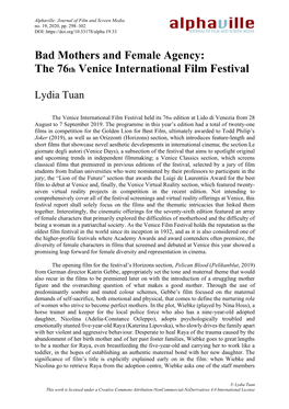 The 76Th Venice International Film Festival
