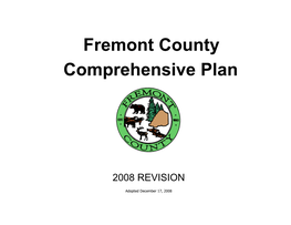 Fremont County Comprehensive Plan