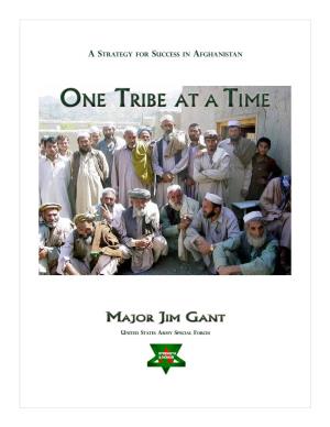 One Tribe at a Time: a Strategy for Success in Afghanistan