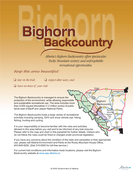 Bighorn Backcountry Offers Spectacular Rocky Mountain Scenery and Unforgettable Recreational Opportunities