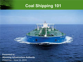 Coal Shipping 101