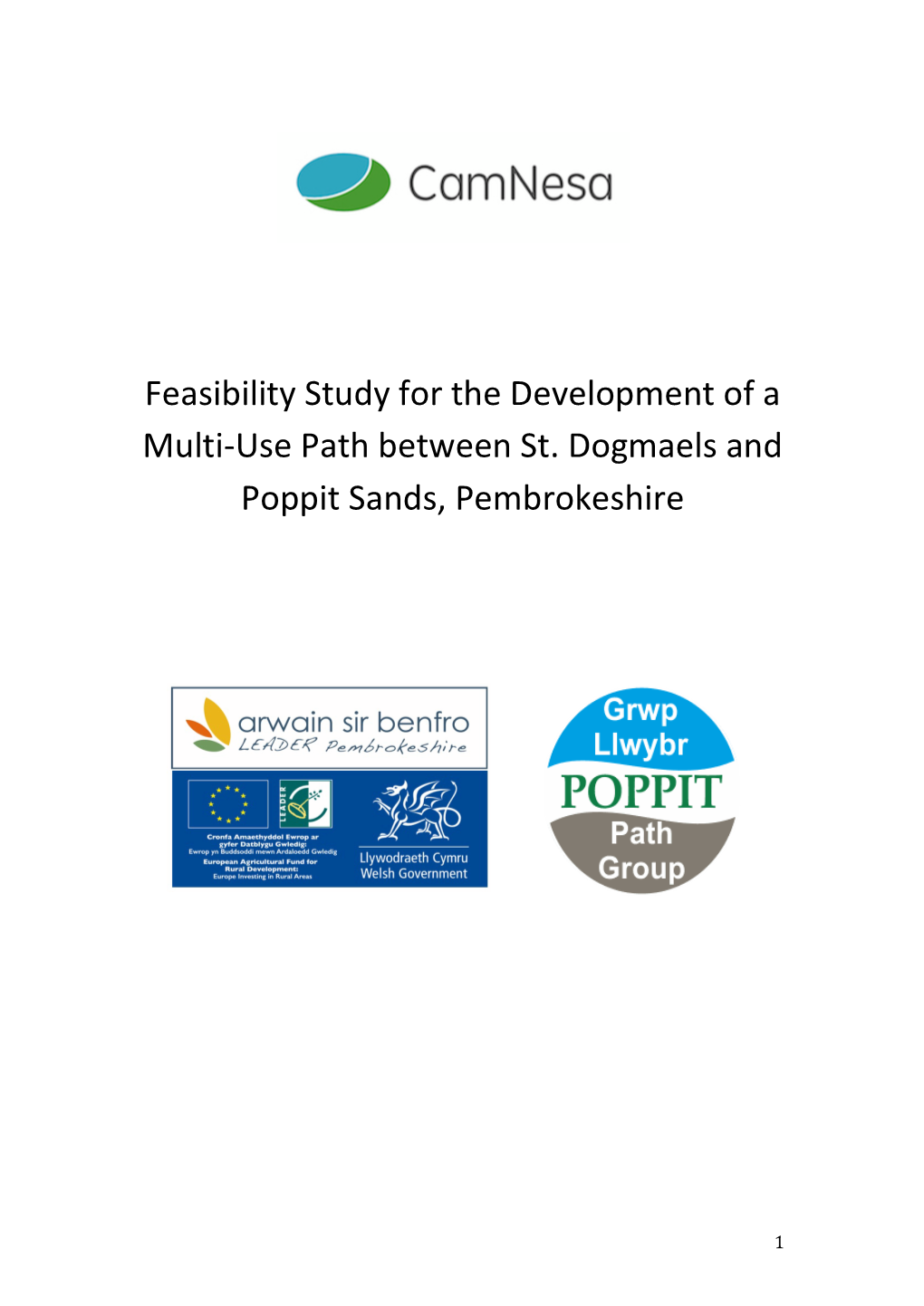 Feasibility Study for the Development of a Multi-Use Path Between St