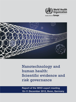 Nanotechnology and Human Health: Scientific Evidence and Risk Governance