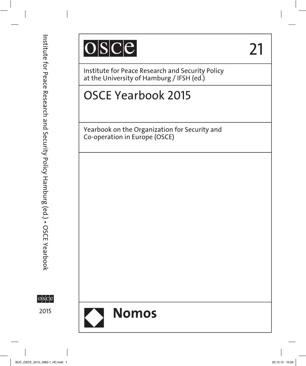 OSCE Yearbook 2015